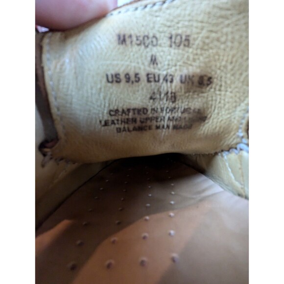 Samuel Hubbard New Endeavor Boat Shoe Men 9.5 Saddlebag Tan Leather/Vibram Soles - Picture 7 of 8